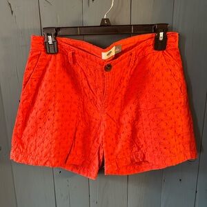 Old Navy Women's Orange Eyelet Shorts | Size 2